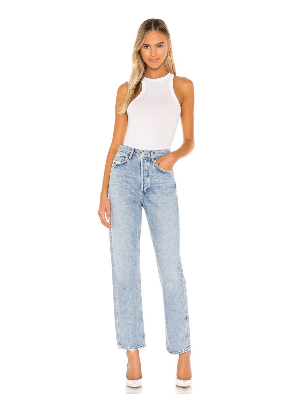 Agolde | 90's Mid Rise Loose Fit Jeans in Snapshot | 26 | NWT